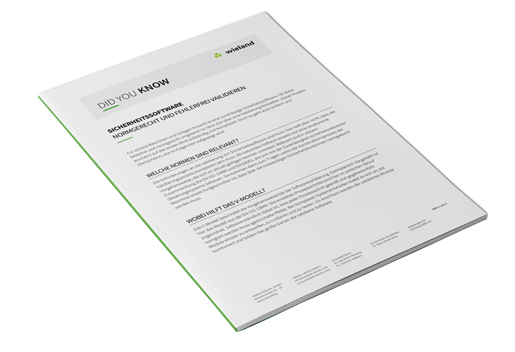 Whitepaper - Sicherheitssoftware normgerecht und fehlerfrei validieren