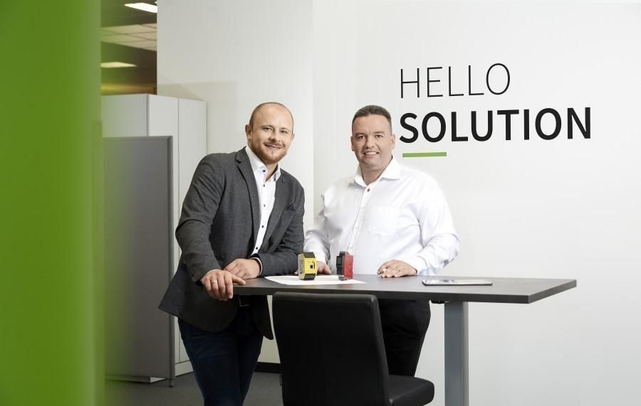 Markus Kick (a sinistra), Global Business Development Manager della tecnologia di combustione presso Wieland Electric e Christian Grässl, Area Sales Engineer presso PR electronics