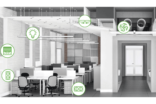 Smart Office Moderne Elektroinstallation