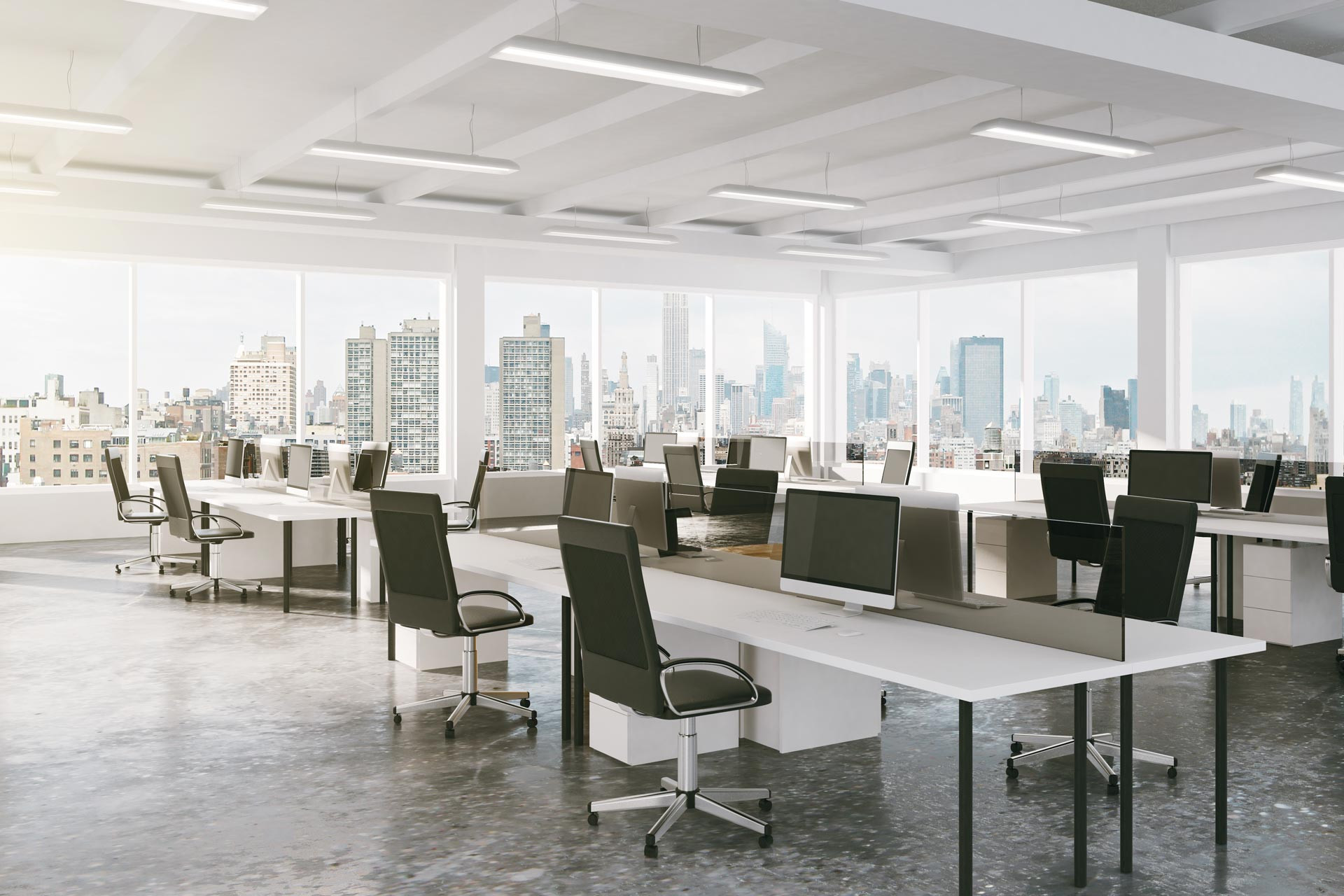 Palazzo uffici equipaggiato con l'automazione per ambienti gesis Flex di Wieland