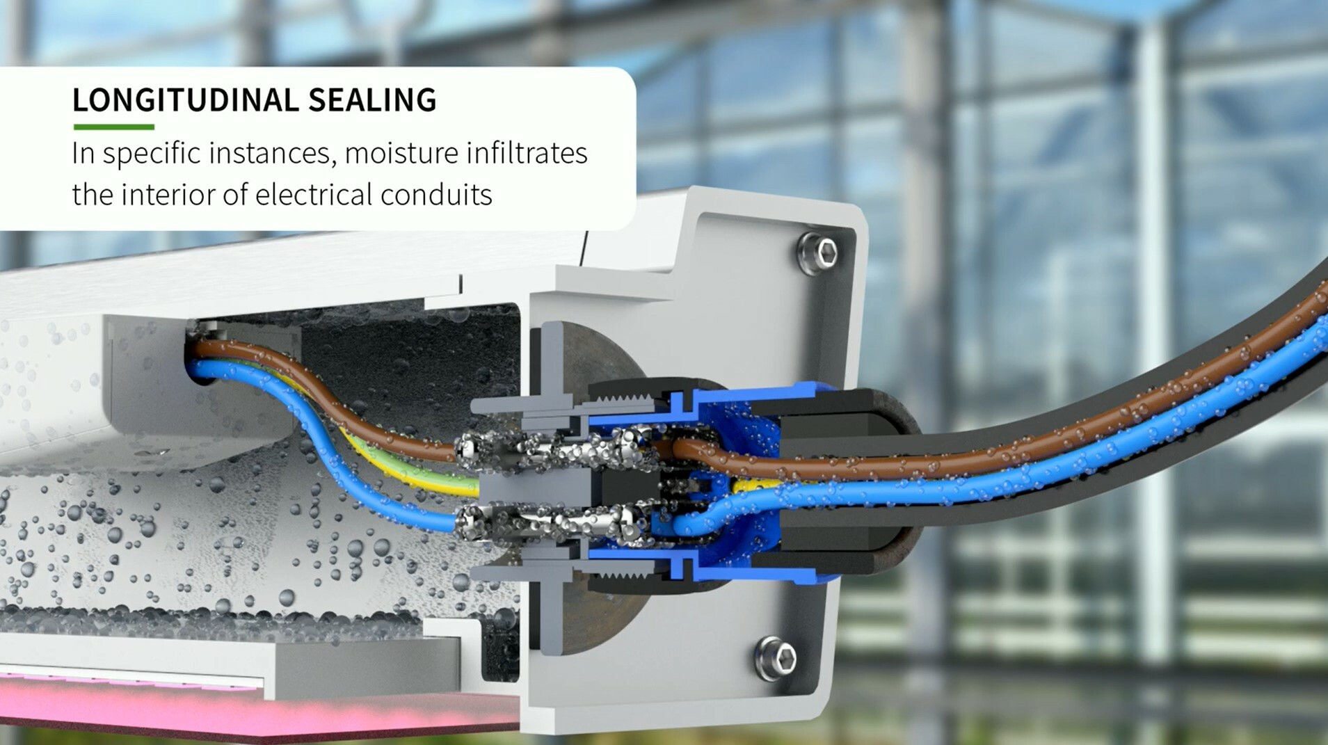 Watch how longitudinal sealing stops moisture ingress
